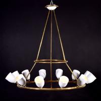 Large Chandelier, Manner of Gino Sarfatti - Sold for $5,000 on 01-29-2022 (Lot 22a).jpg